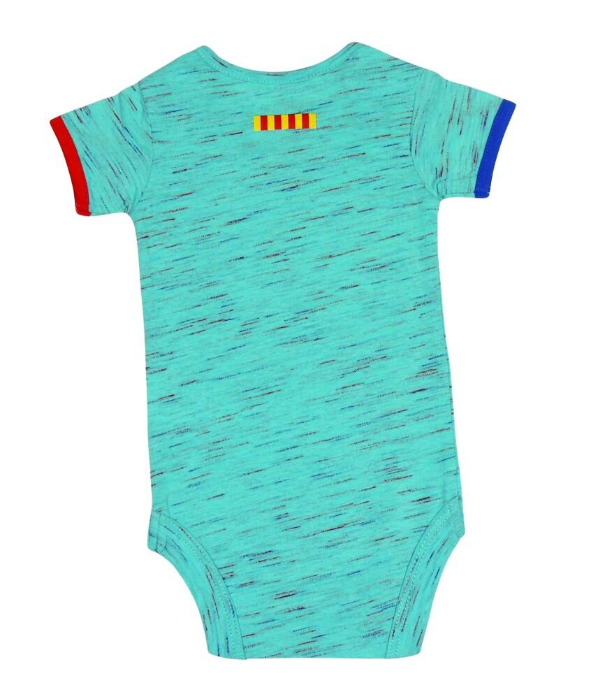 Body Bebé FC Barcelona Oficial Verde 3/5