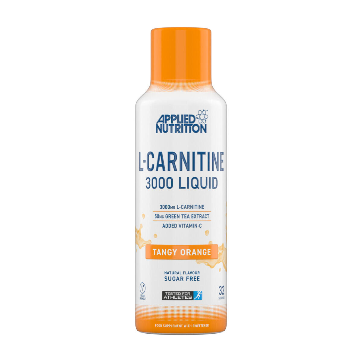 APPLIED NUTRITION L-Carnitina - L-Carnitine Liquid 3000 - Arancia Acidula 480ml