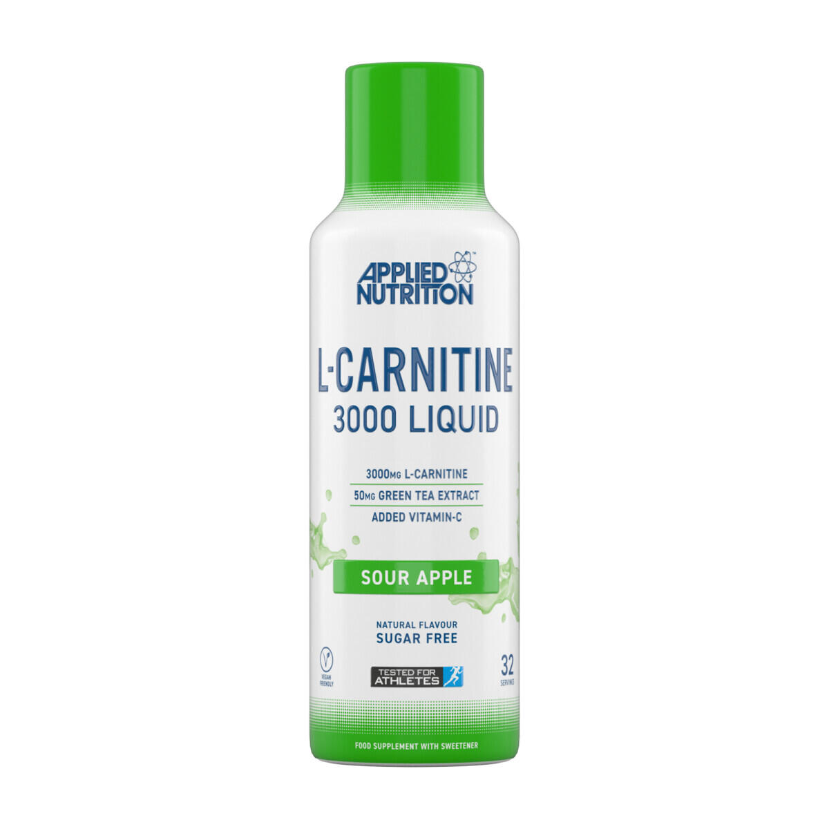 Applied Nutrition - L-carnitine - L-carnitine Liquid 3000 - Pomme Acidulée 480ml - L-carnitine - Taille Unique - Decathlon