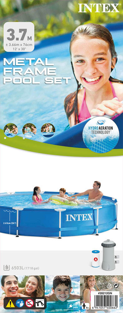 Piscine Tubulaire Ronde - 366x76 cm - 4-pièces  S22466 5/7