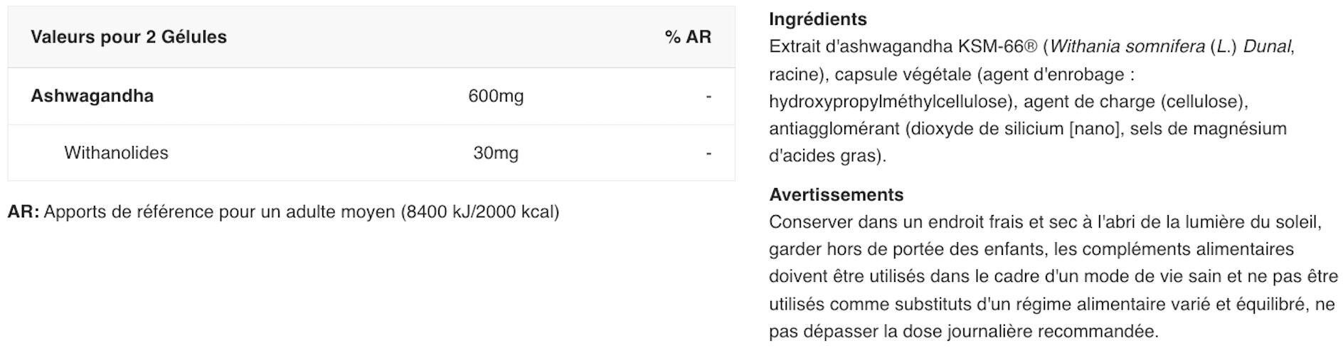 Ashwagandha - Ashwagandha KSM-66® 2/3