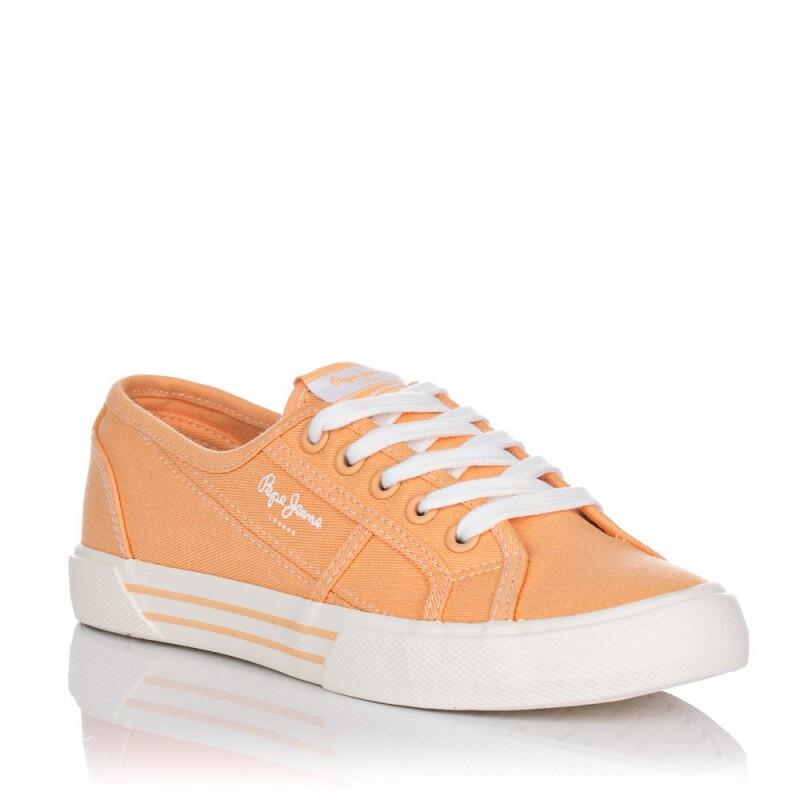 Zapatillas Lona Mujer Pepe Jeans Pls 31287 Naranja 1/5