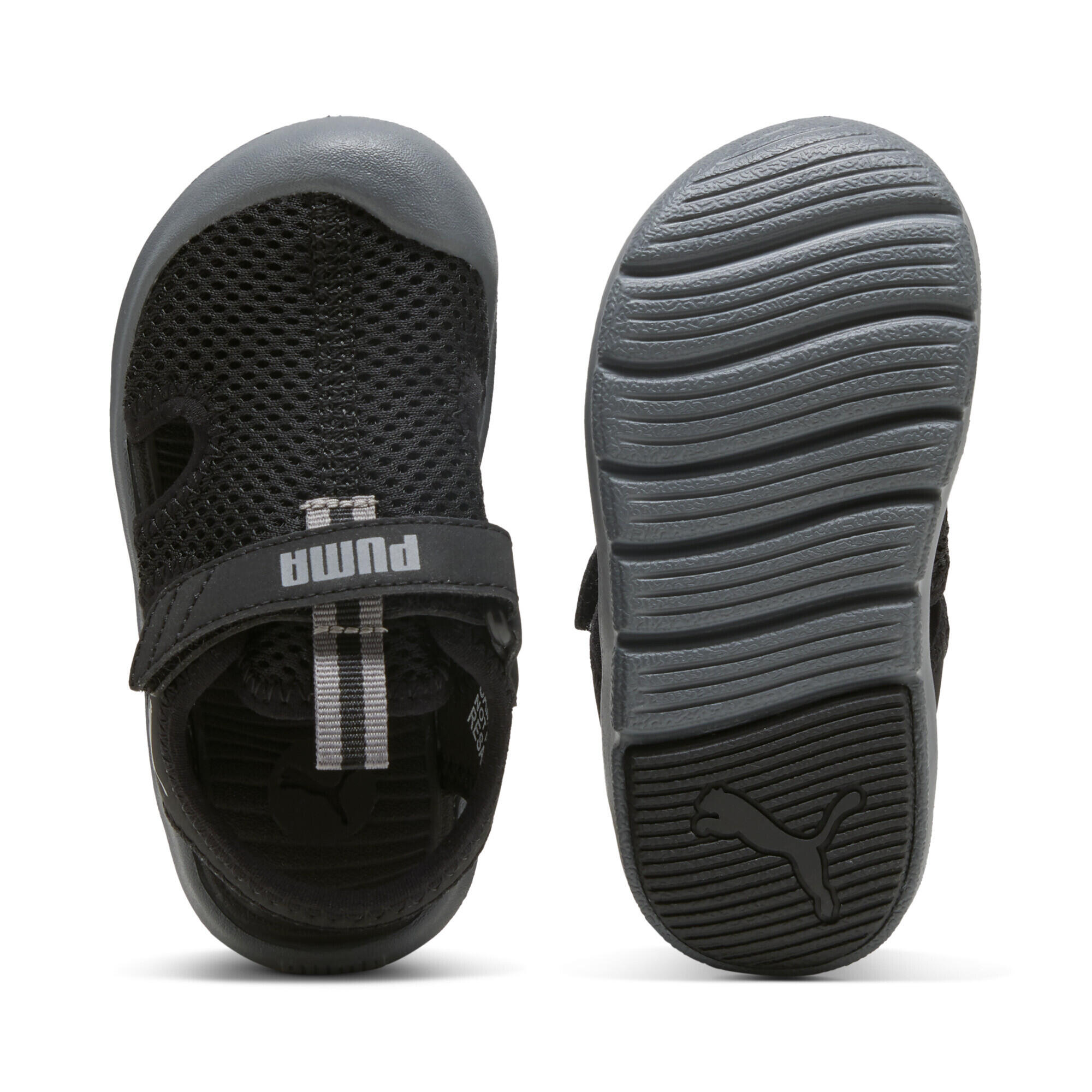 Fun Racer Mesh Sandalen Klein Kinder PUMA Black Cool Dark Gray 6/7