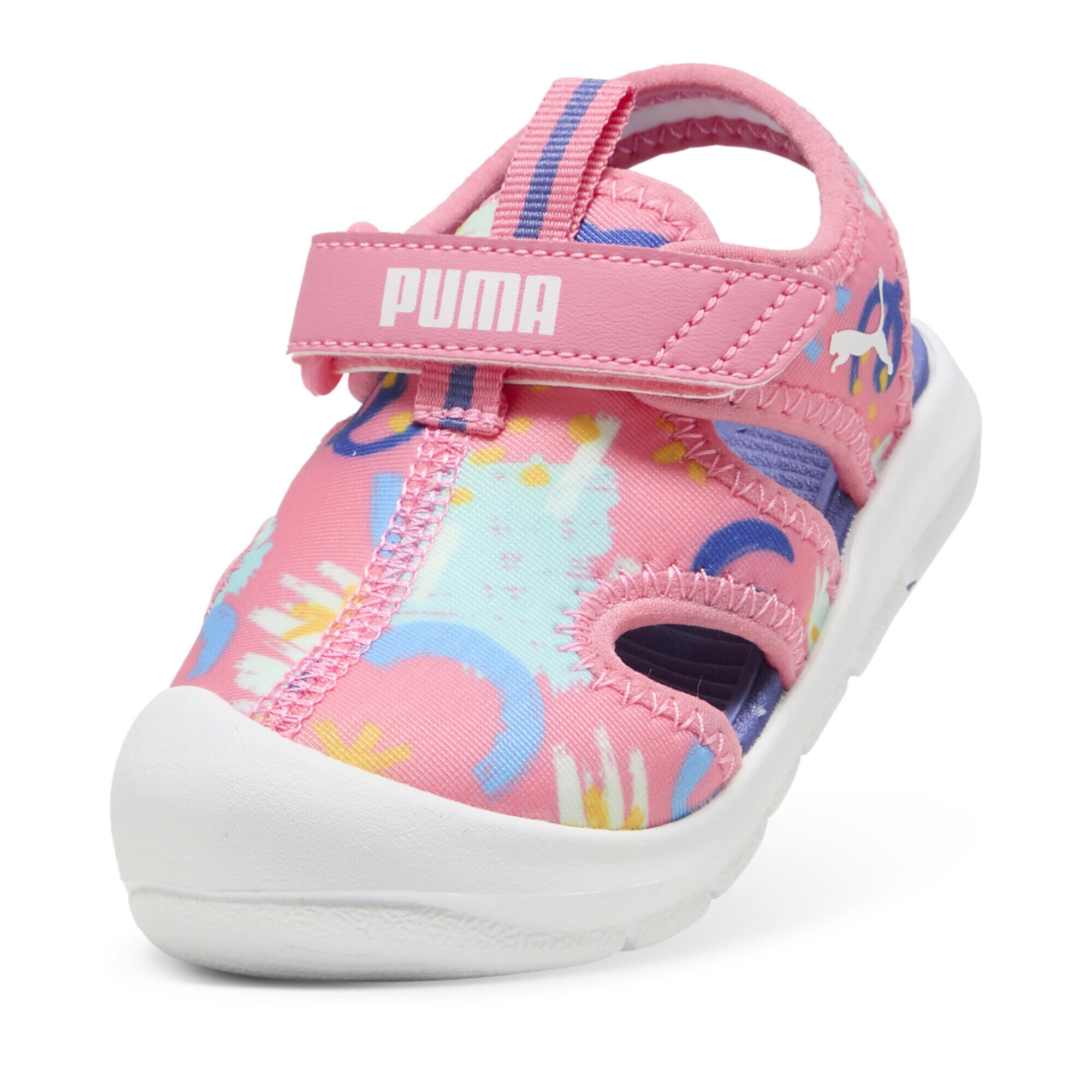 Fun Racer Sandalen Kinder PUMA Magic Rose Blue Crystal Pink 6/15