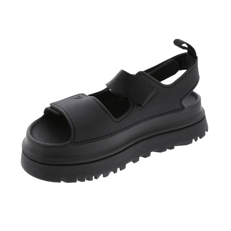 Sandalias planas mujer ugg negro