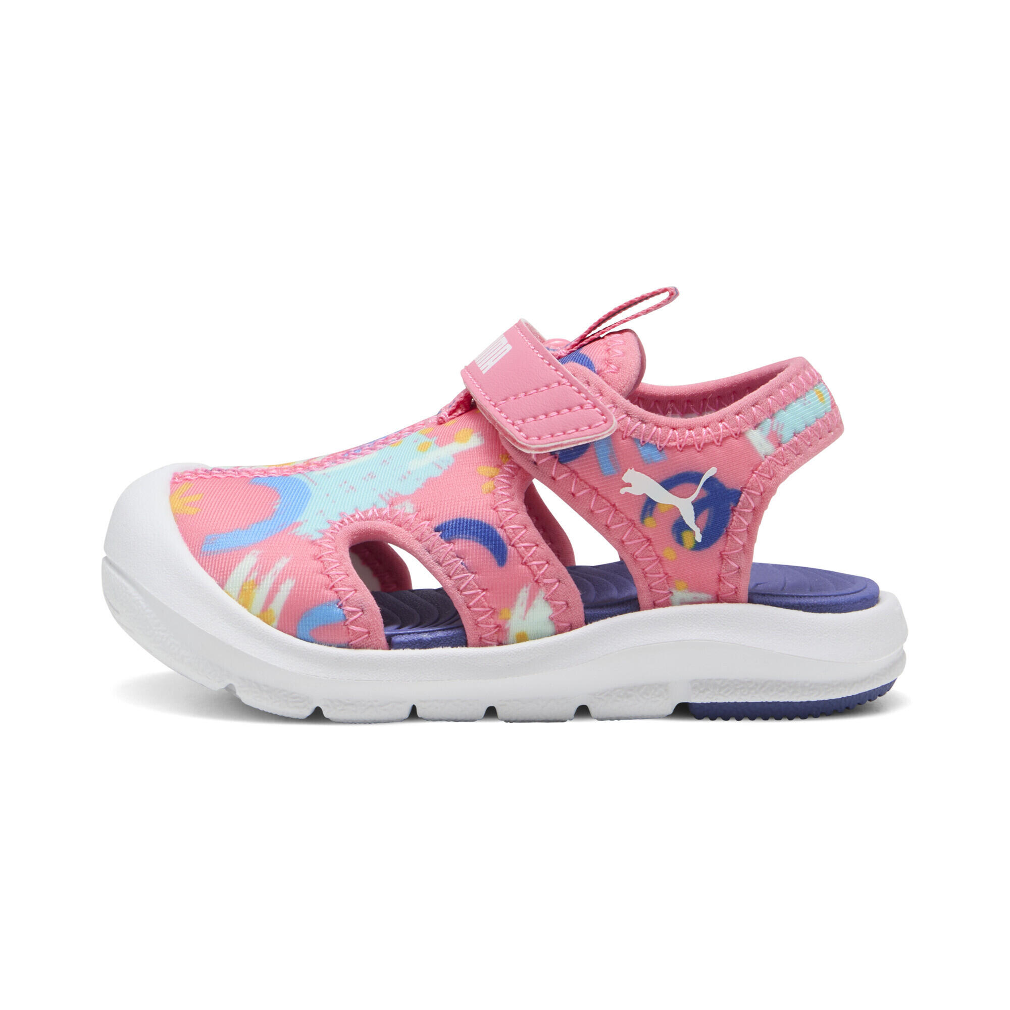 Fun Racer Sandalen Kinder PUMA Magic Rose Blue Crystal Pink 3/15