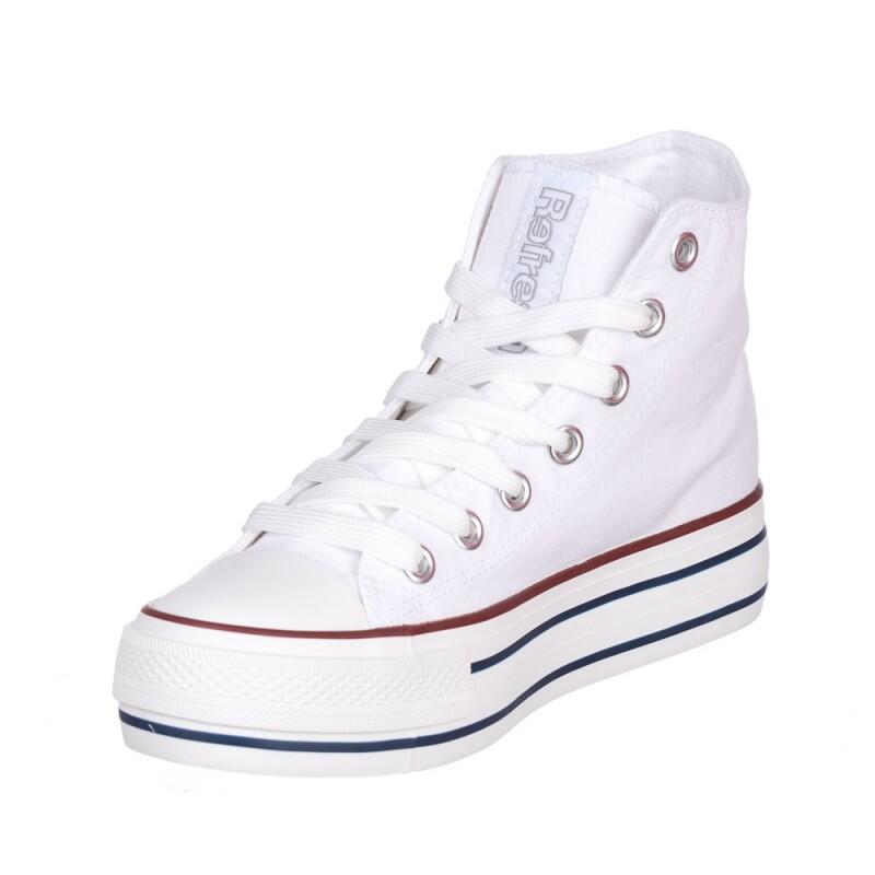 Zapatillas Lona Mujer Refresh  Blanco 3/5