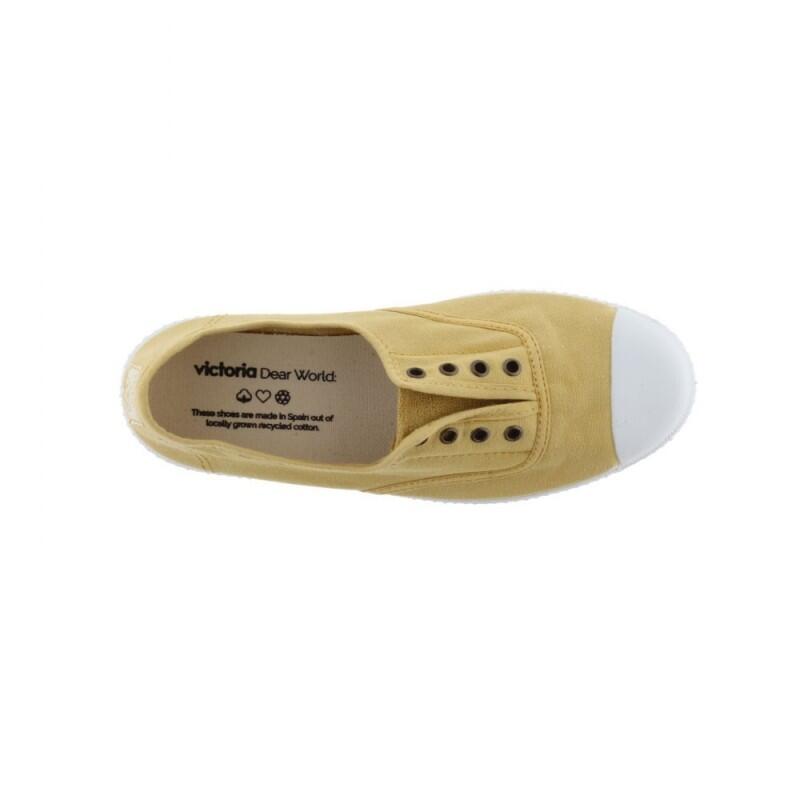 1915 Inglesa Drec Womens Low Top Slip On Canvas Pumps 3/5