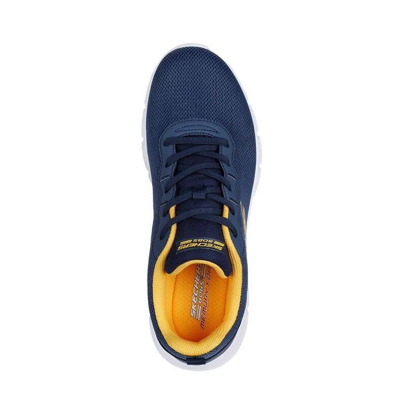Zapatillas Homem Skechers Bobs Sport B Flex-icy Adge Azul 4/5