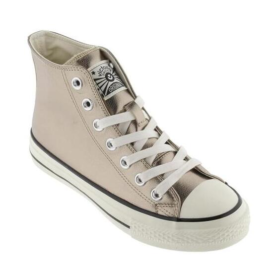 Zapatillas Mujer Victoria Tribu Brillo Metal Metalizado