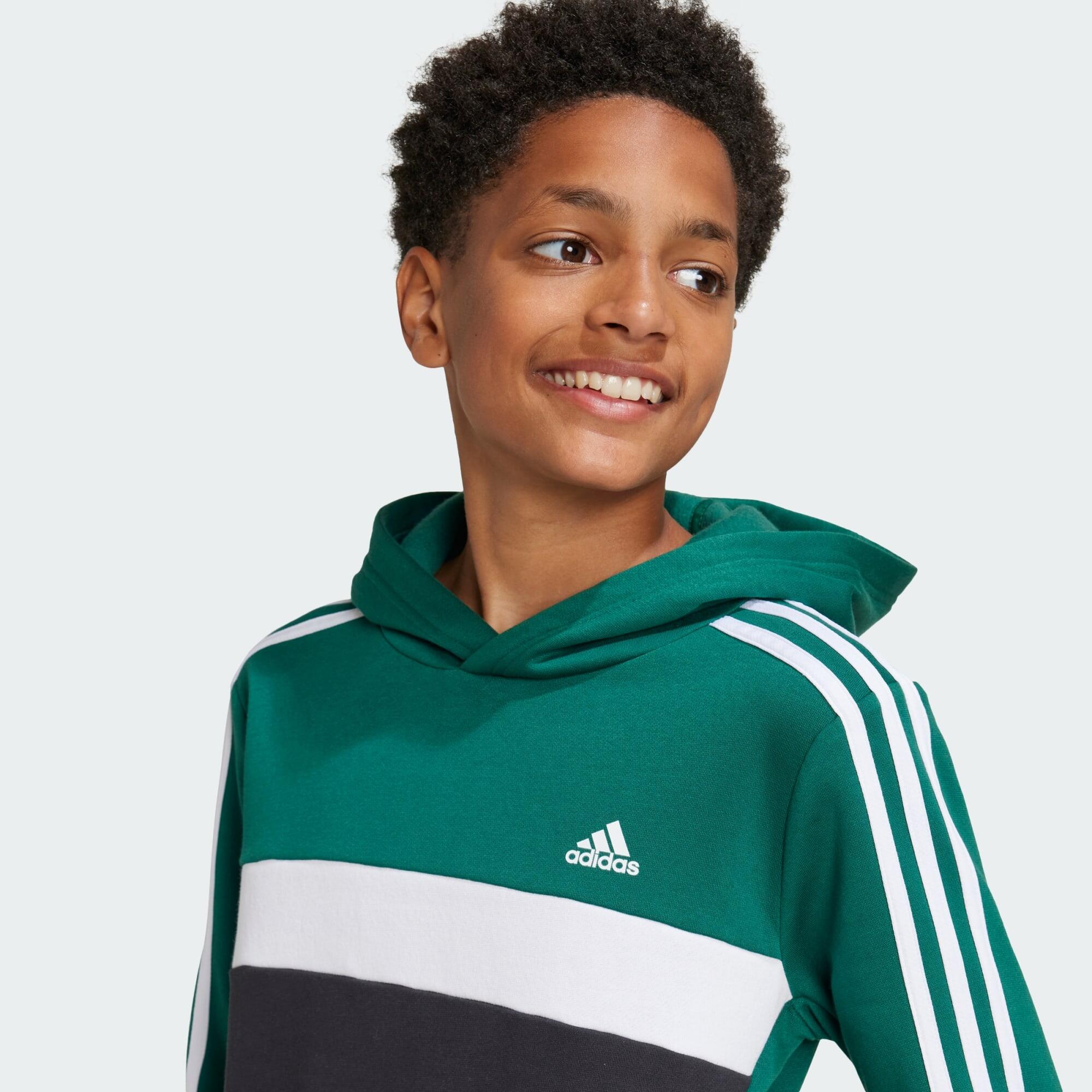 Tiberio 3-Streifen Colorblock Kids Hoodie 5/5