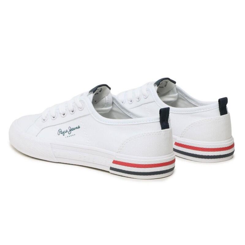 Zapatillas Lona Mujer Pepe Jeans Pbs30549 Blanco 2/4