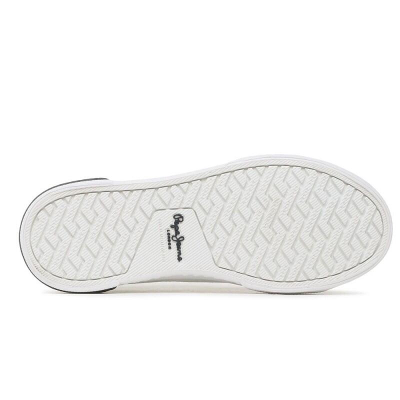 Zapatillas Lona Mujer Pepe Jeans Pbs30549 Blanco 3/4