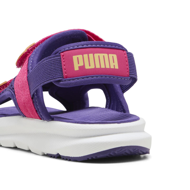 Dziecięce sandały PUMA Evolve PUMA Team Violet Pink Almost Apricot Purple Orange