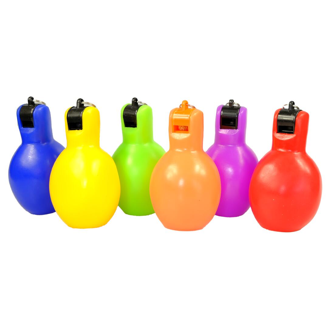 Knijpfluit - Set van 6 - Handfluit - 6 kleuren 1/1
