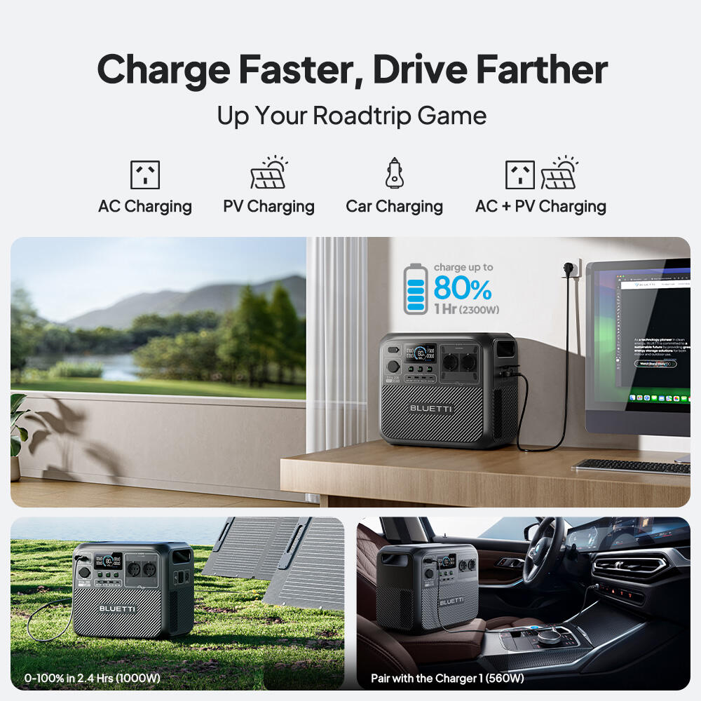 BLUETI Elite 200 V2 2600W, Stazione di alimentazione portatile + Charger 1 7/7