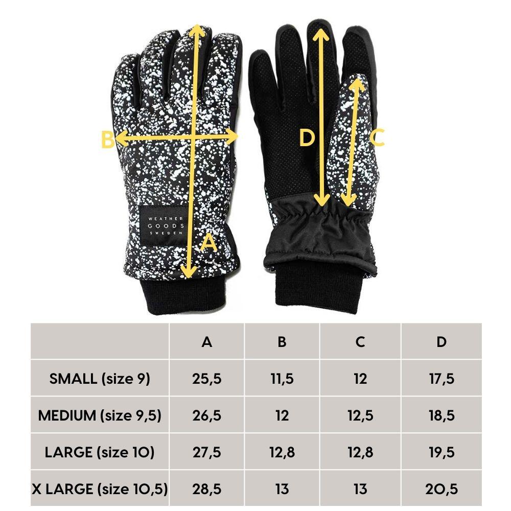 Gants Weathergoods Suède Luna Splatter S 2/4