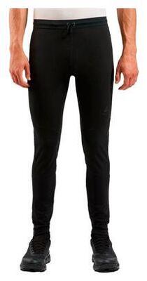 Dames lange hardloop tight odlo zeroweight warm 2.0 reflecterend zwart