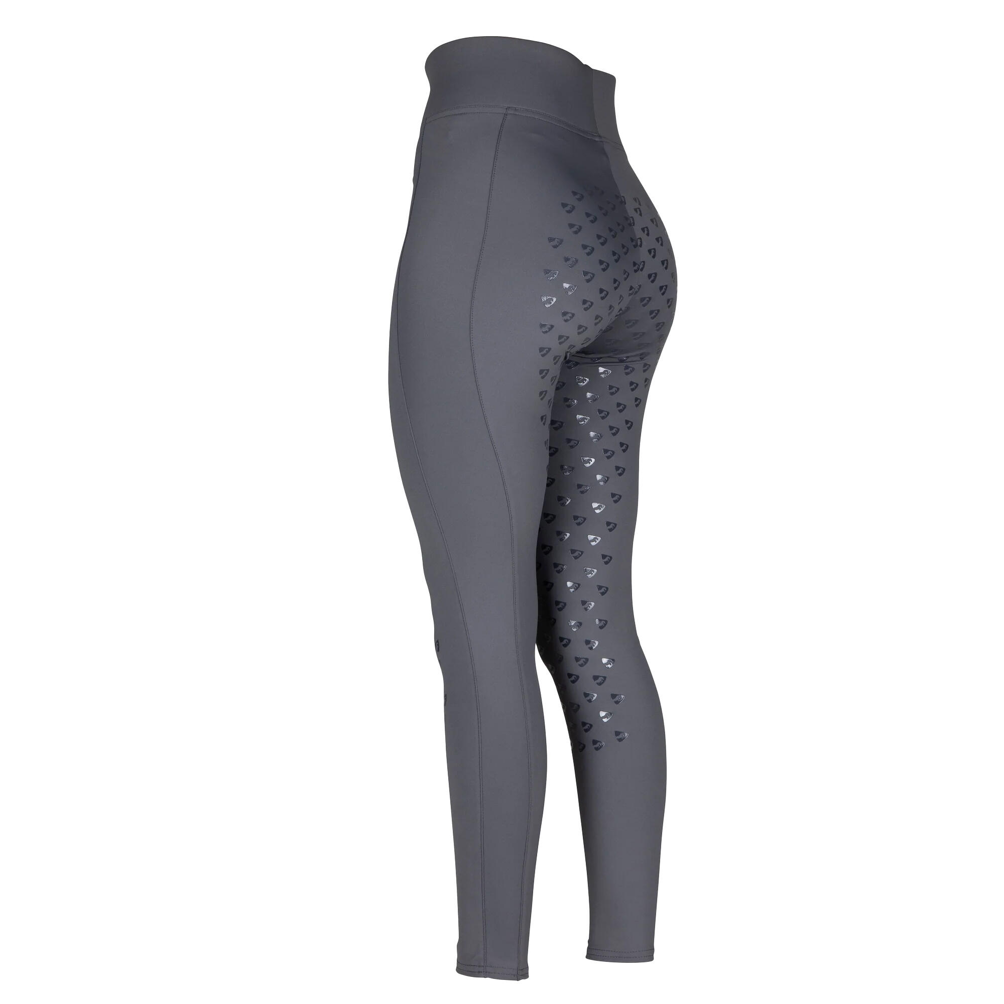 Pantaloni Da Equitazione Ragazze Aubrion Eltar Grigio 2/2