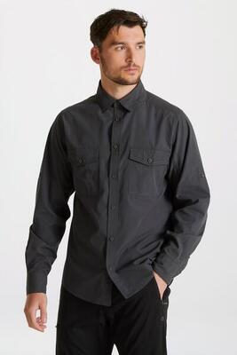 T-shirt met lange mouwen hiking heren expert kiwi