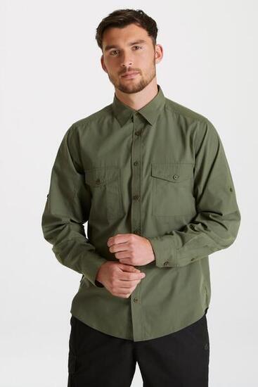 Herren Wandern Langarmshirt - Expert Kiwi