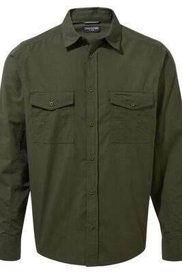 T-shirt met lange mouwen hiking heren