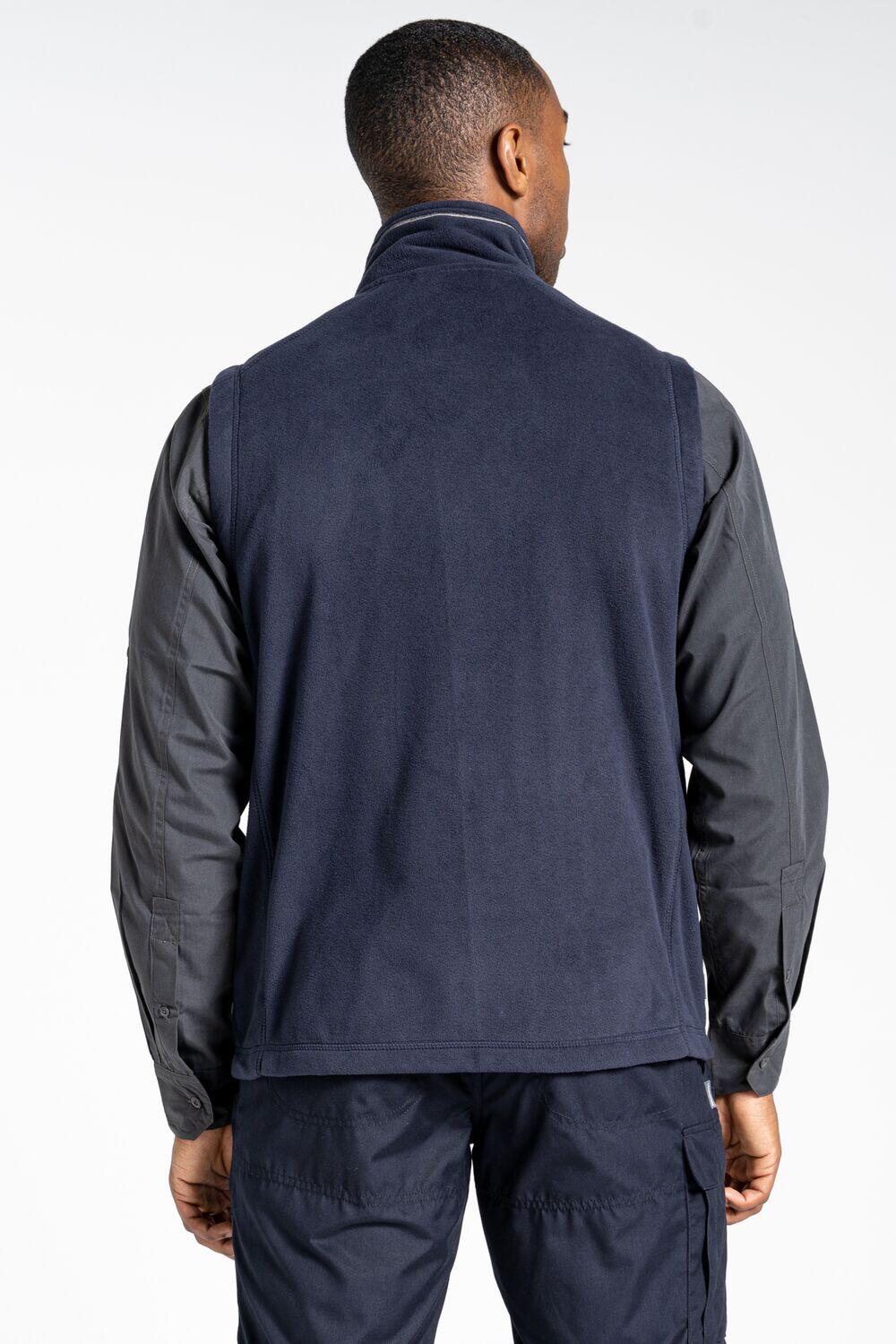 Craghoppers Gilet Uomo Expert Corey - Pile Riciclato - 2 Tasche Con Cerniera - Lunghezza 69.8cm