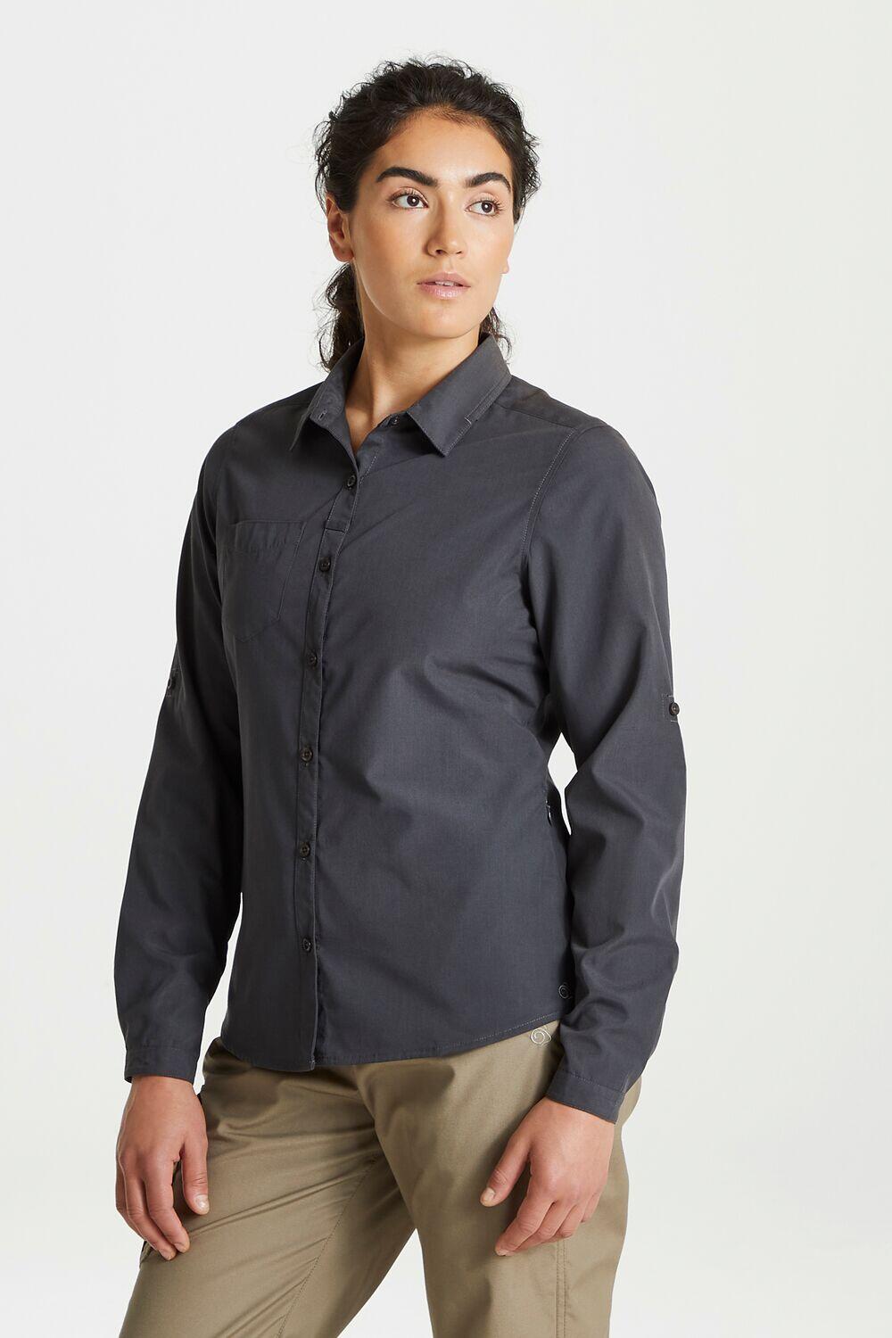 CRAGHOPPERS T-shirt Met Lange Mouwen Hiking Dames Expert Kiwi