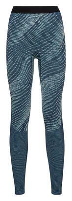 ODLO Odlo Schwarzecomb Eco Long Tights Blau Damen