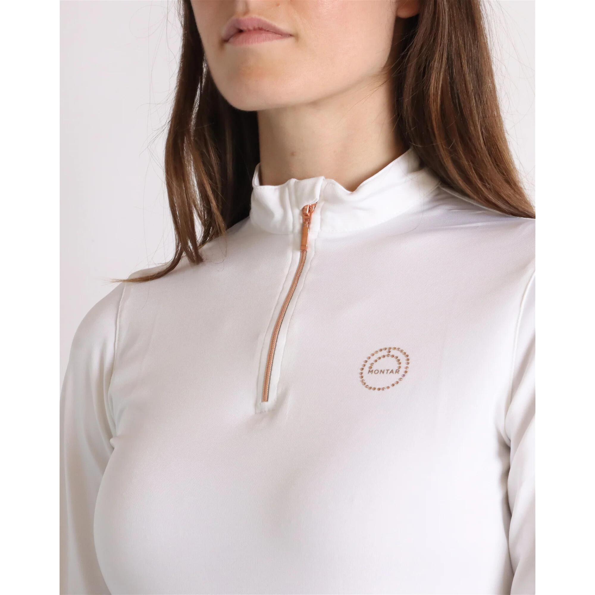 Polo d'équitation femme Montar Everly 2/2
