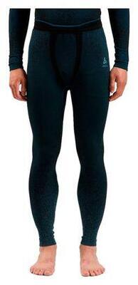 Odlo blackcomb pow lange thermo-leggings slim, blauw