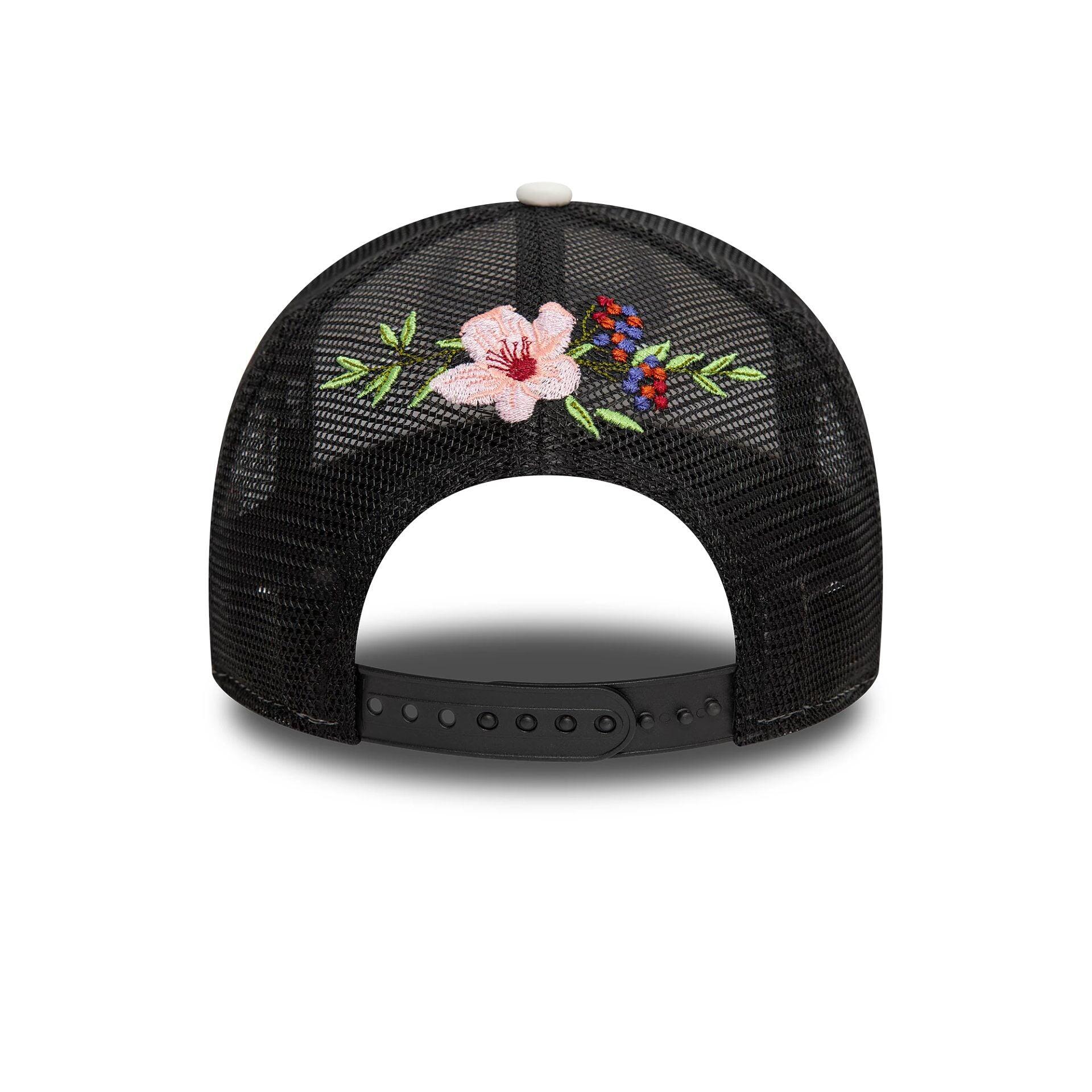 New Era A-Frame Trucker Cap NBA Flower Chicago Bulls schwarz 4/5