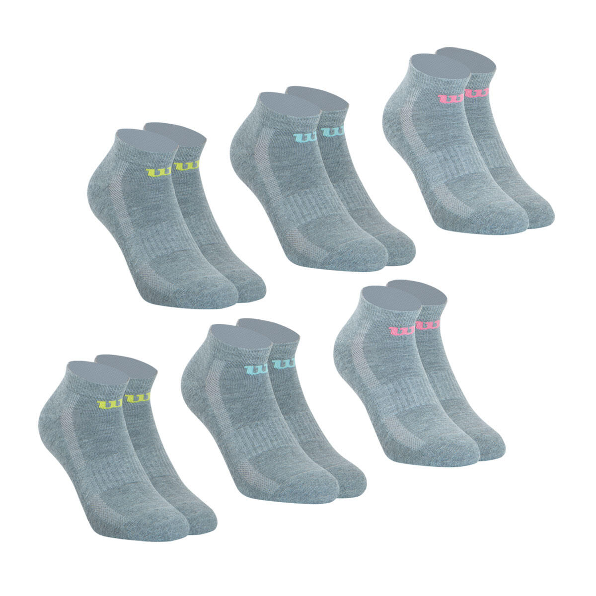 Lot de 6 paires de chaussettes basses femme Essentiel 2/4