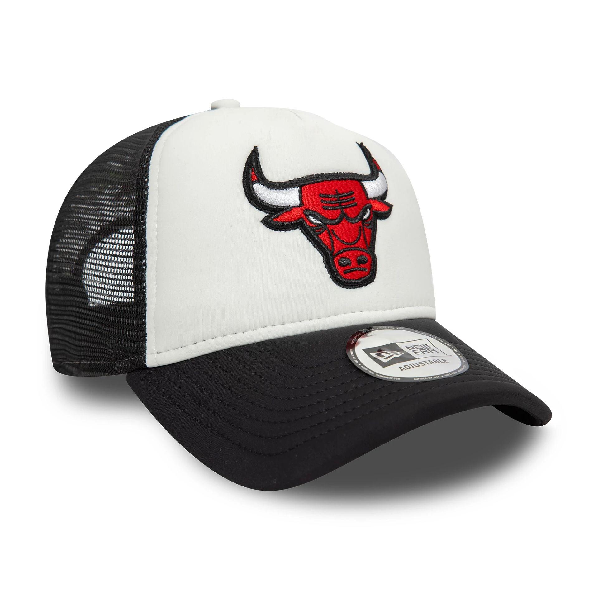 New Era A-Frame Trucker Cap NBA Flower Chicago Bulls schwarz 3/5