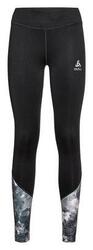 Collant Long Femme Odlo Essential Print Noir