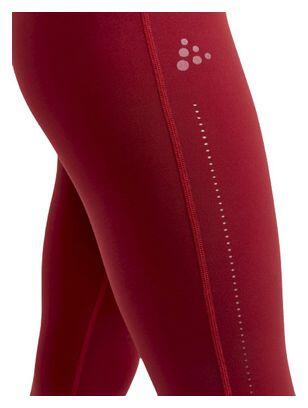 Collant Long Craft ADV Charge Perforated Rouge Femme 3/7