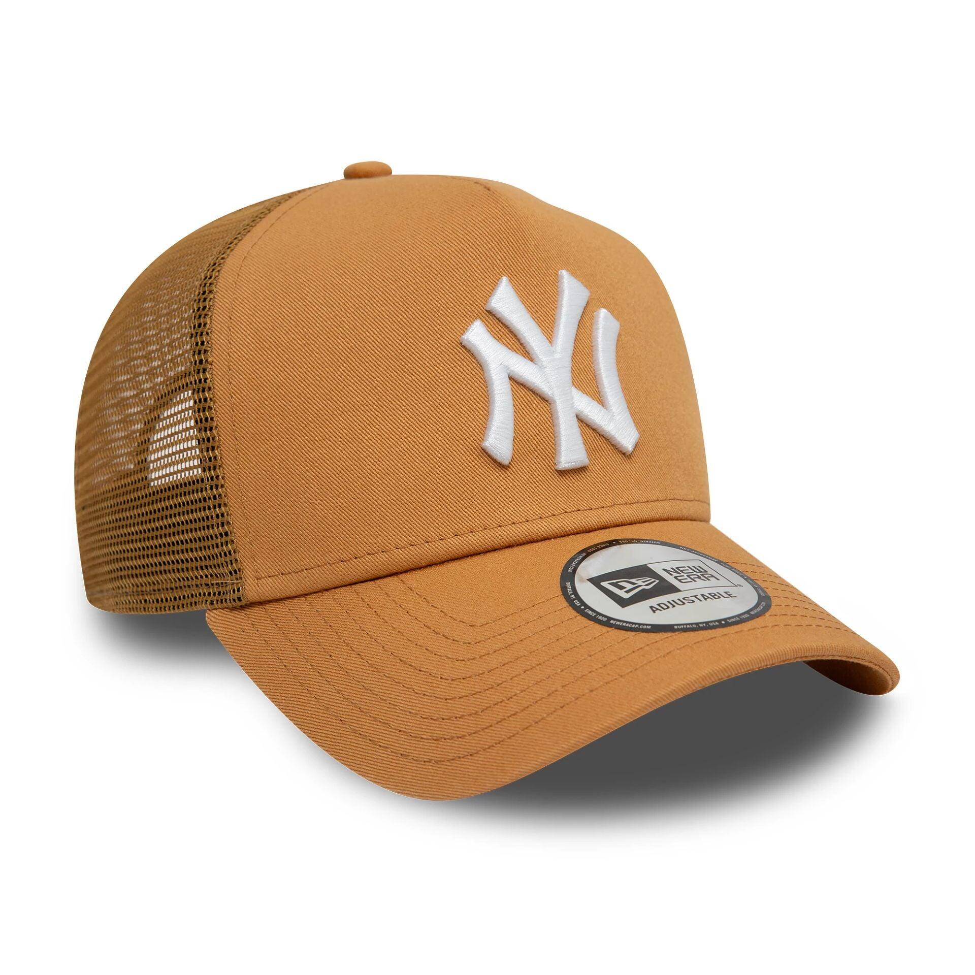 Casquette New Era League Essentials Trucker Marron 3/5