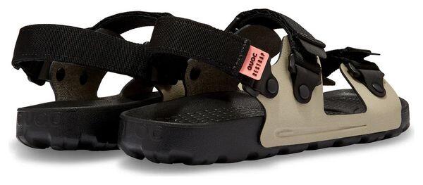 Restrap x Quoc Sandali Bianco / Nero 3/4