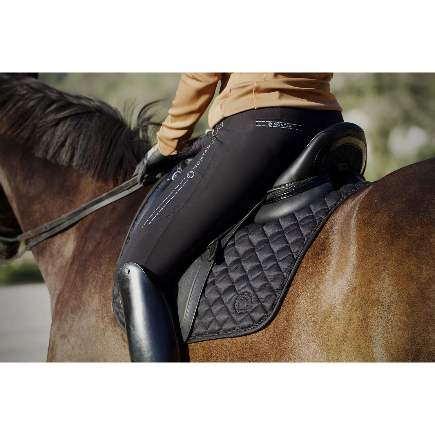 Dressage saddle pad for horses Montar Fair 2/3