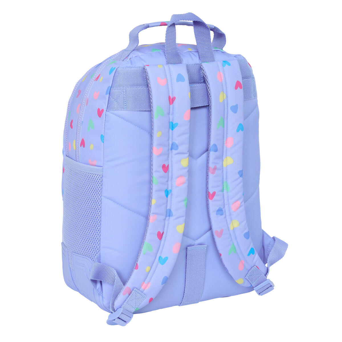 Mochila Escolar Benetton Lila Poliéster 300D 3/3