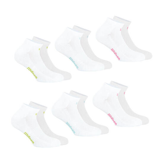 Lot de 6 paires de chaussettes basses femme Essentiel