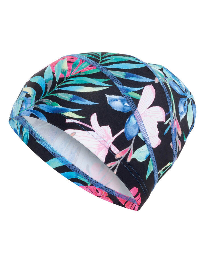 FASHY Fashy Adult Fabric Swim Cap - Multi-Colour