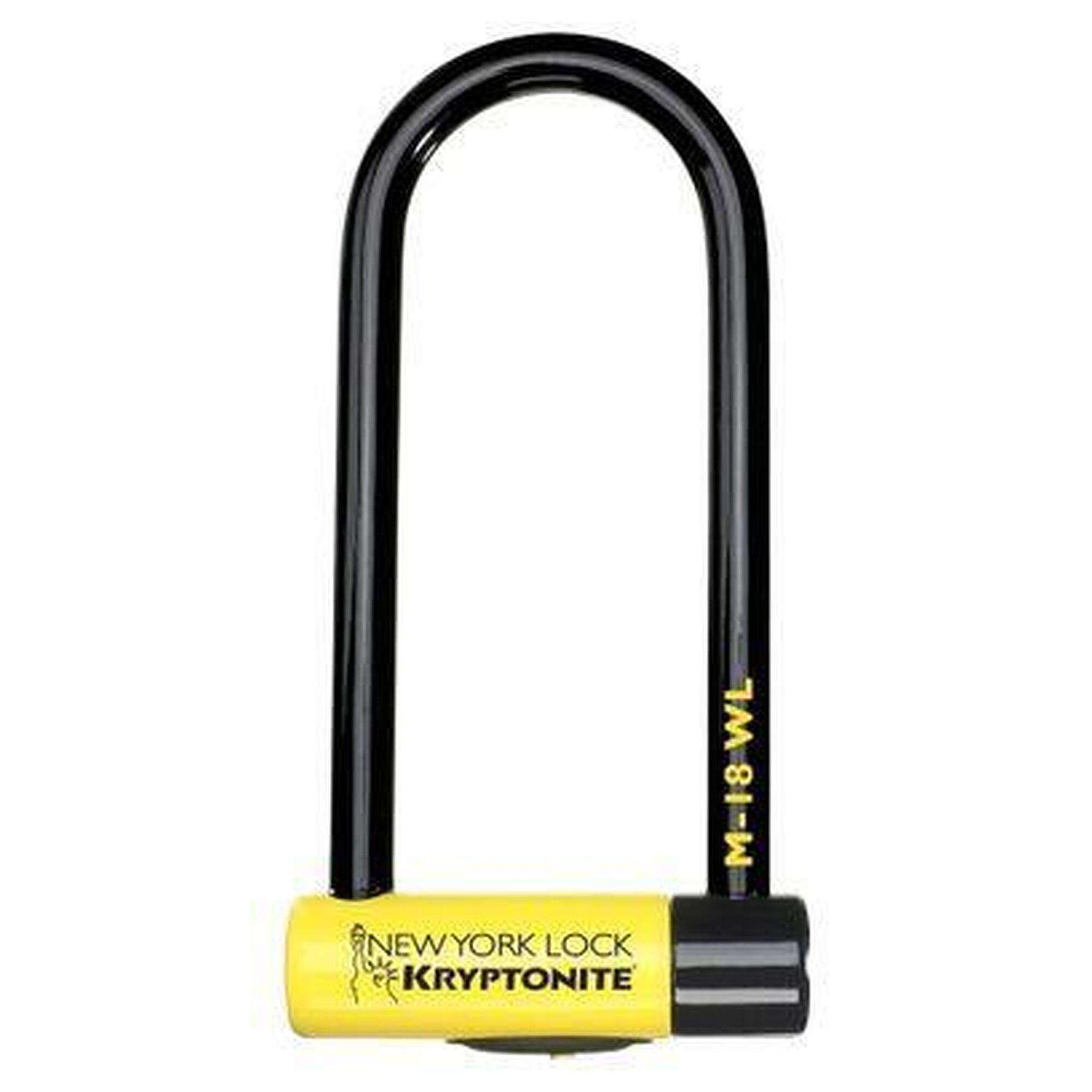 Double Verrouillage Cylindre SIGTUNA BL3 Antivol En U Pour Vélo, Noir, Diamètre Moyen (18 Mm Antivol Vélo En U 18mm Sigtuna