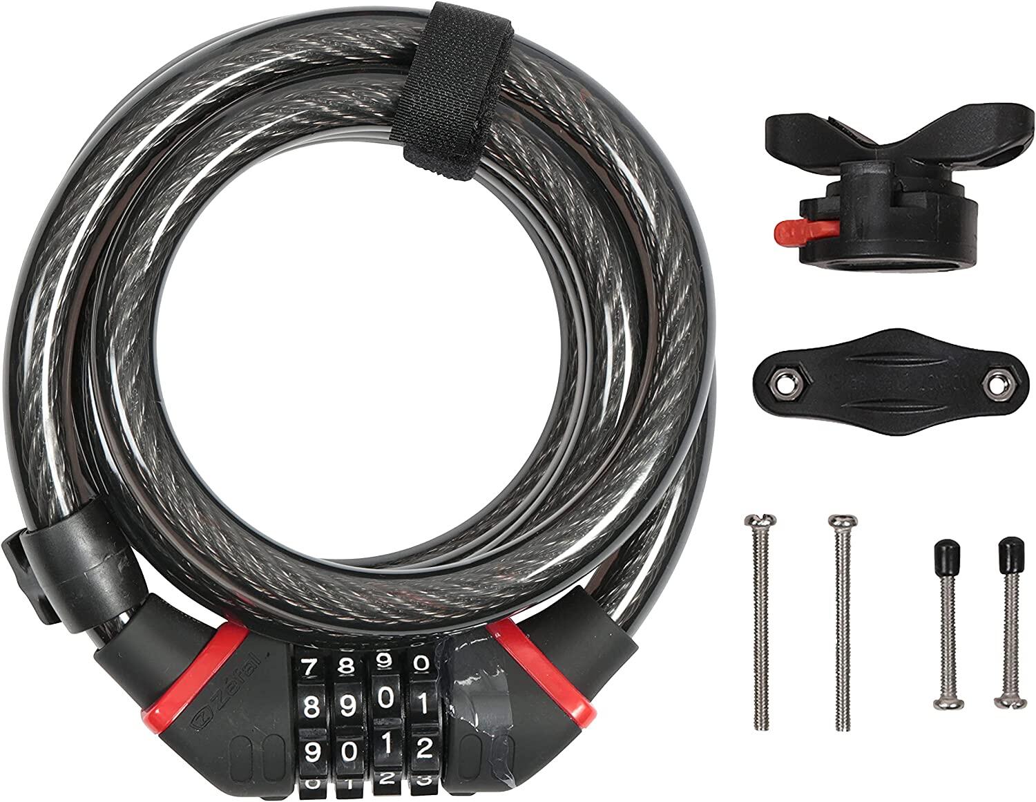 Ecent Câble Antivol Vélo à Code Cadenas De Vélo à 5 Chiffres 12 M