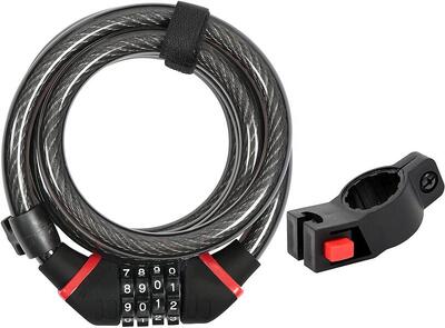 Antivol k-traz c6 code d12 180cm secu6 - 4914b.