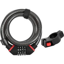 Zéfal K-Traz, Câble Antivol Vélo - Cadenas Vélo avec support - Cadenas pour vélo