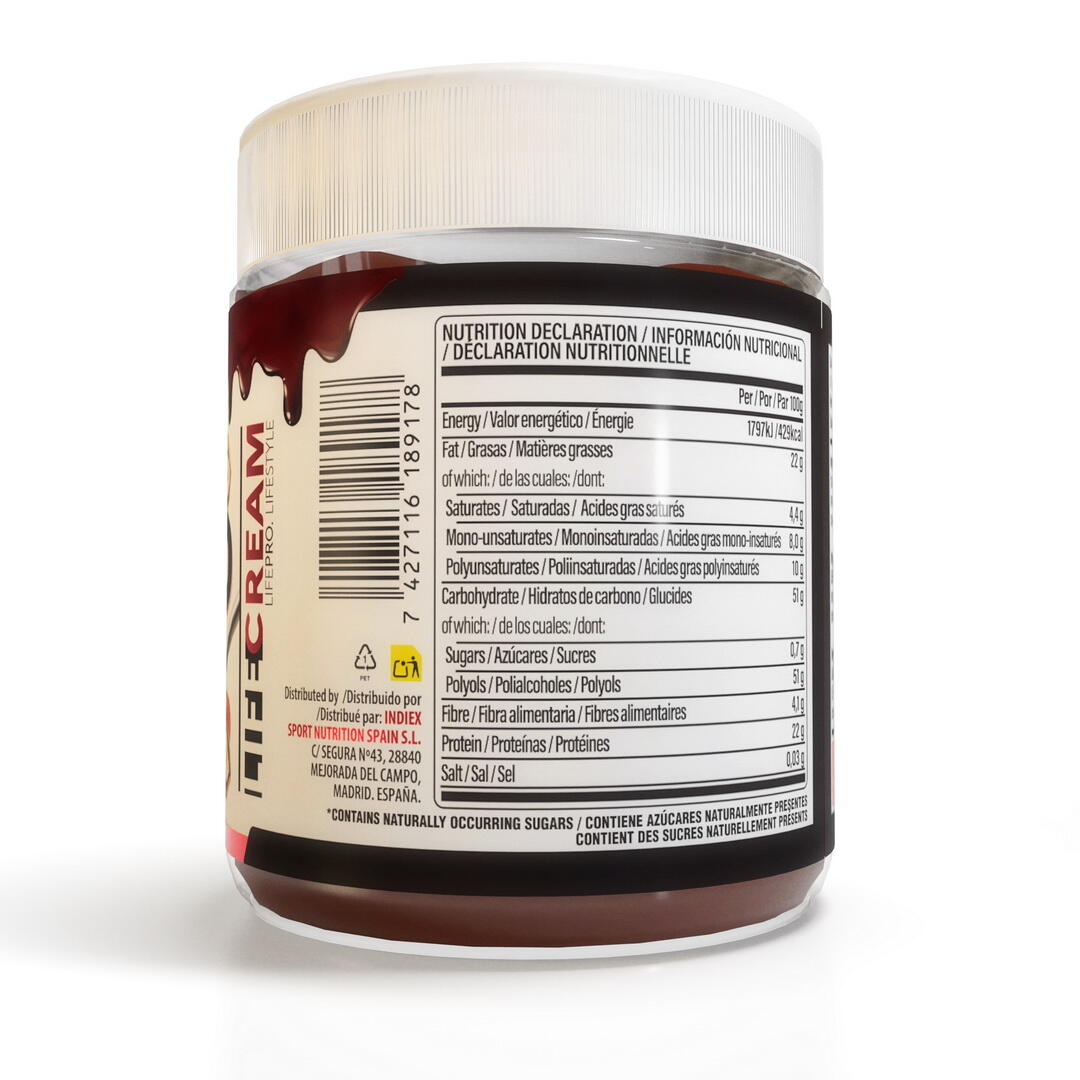 Natillas energéticas Life Pro Fit Food Protein Cream Nutpro 250g. 3/6