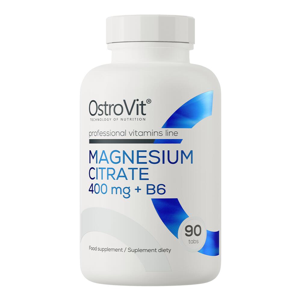 OstroVit Magnesium Citrate 400mg + B6 90 Tabs