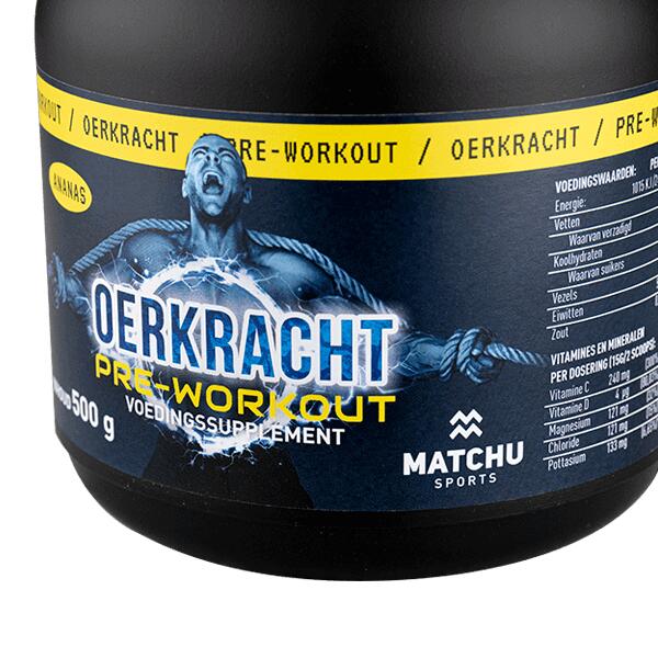 PRE WORKOUT 500g met ananas smaak 3/6