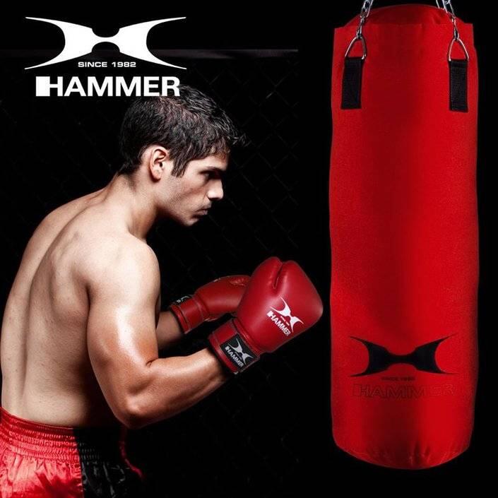 Saco de boxeo FIT 80x30 cm Hammer 2/4